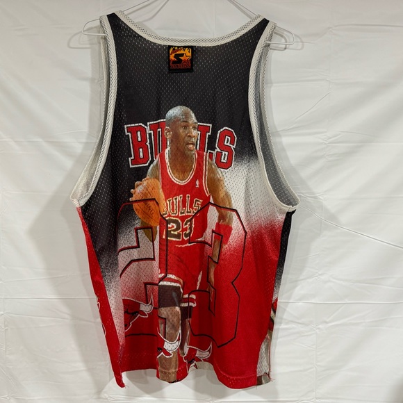 Vintage Starter Hot Michael Jordan Jersey Size Large 90s Used Chicago Bulls - Picture 11 of 12